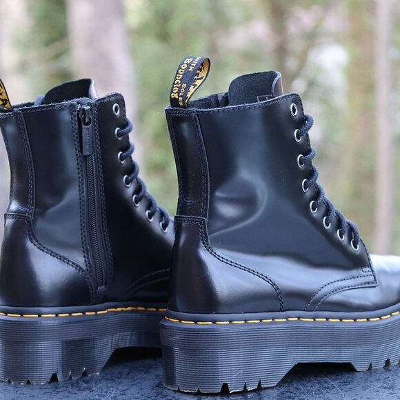 Dr. Martens 1460 Jadon Leather Platform Boots - Picture 8 of 11